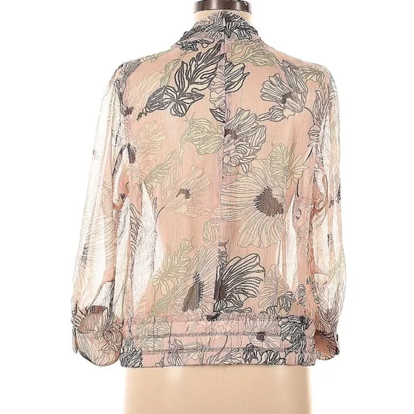 Byron Lars Printed Blouse 10 - Picture 2 of 4